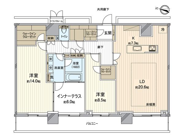 ONE札幌ステーションタワー 間取図(平面図) ONE札幌ステーションタワー 間取図(平面図)