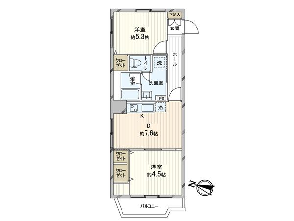 パシフィック北大前 間取図(平面図) パシフィック北大前 間取図(平面図)