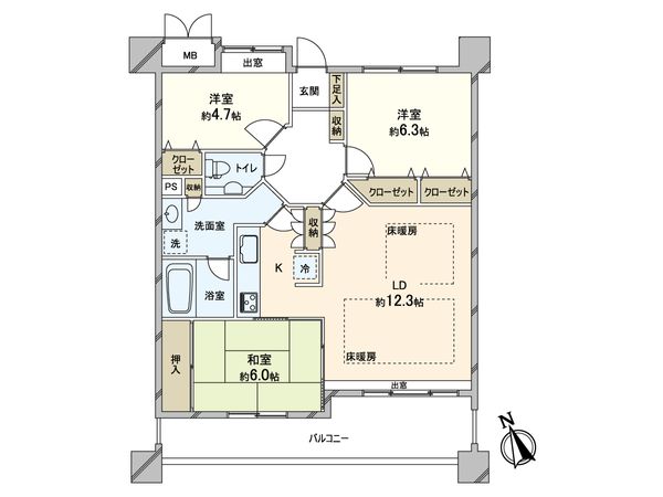 間取図(平面図)