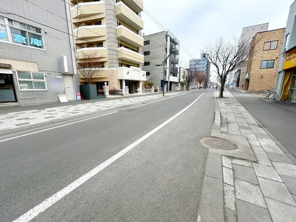 北東側前面道路（幅員　約１５．０ｍ）