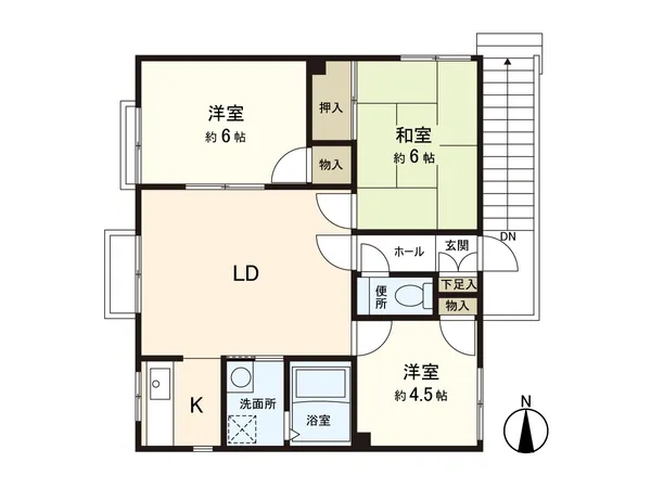 ２階間取図