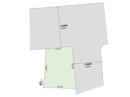 もみじ台南6丁目 土地 区画図