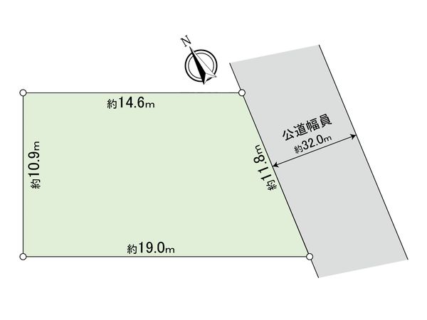 厚別南4丁目 土地 A区画 区画図 厚別南4丁目 土地 A区画 区画図