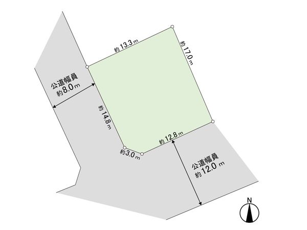 青葉町4丁目 土地 区画図 青葉町4丁目 土地 区画図