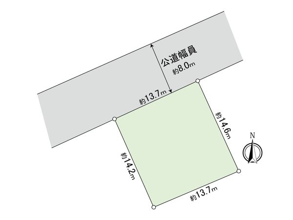 青葉町12丁目 土地 区画図 青葉町12丁目 土地 区画図