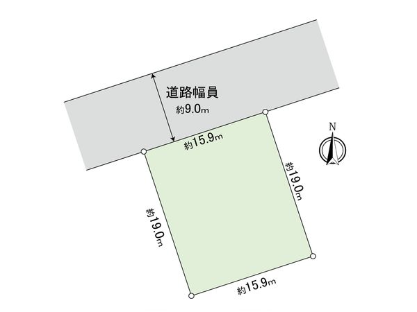 南町1丁目 土地 区画図 南町1丁目 土地 区画図