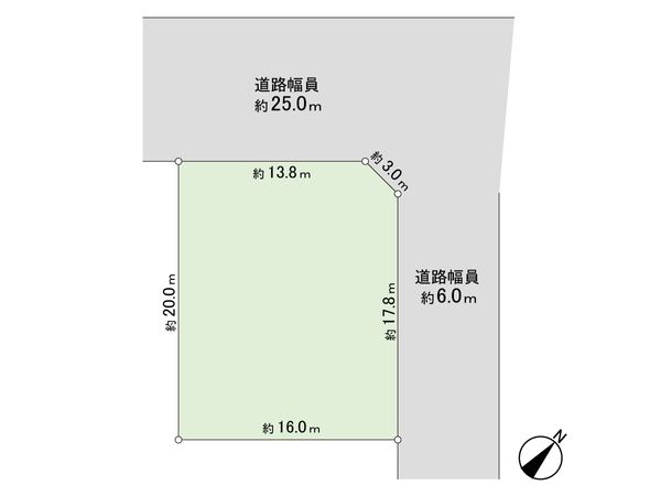 大麻園町 土地 区画図 大麻園町 土地 区画図