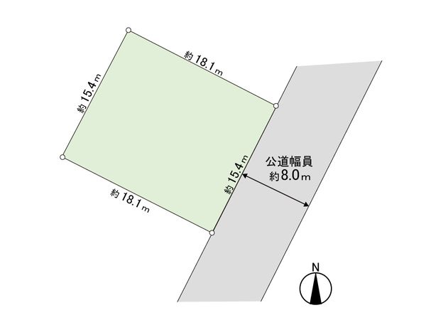 富士4丁目 土地 区画図 富士4丁目 土地 区画図