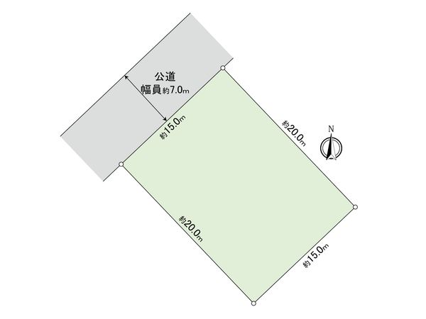 大麻高町 土地 区画図