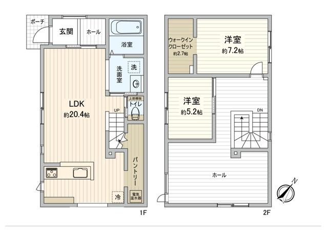 萌えぎ野東 戸建 間取図(平面図) 萌えぎ野東 戸建 間取図(平面図)