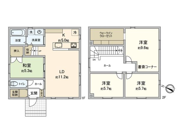 もみじ台東4丁目 戸建 間取図(平面図)