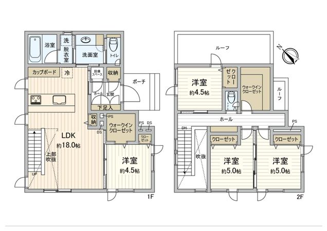 大麻桜木町 戸建 間取図(平面図)