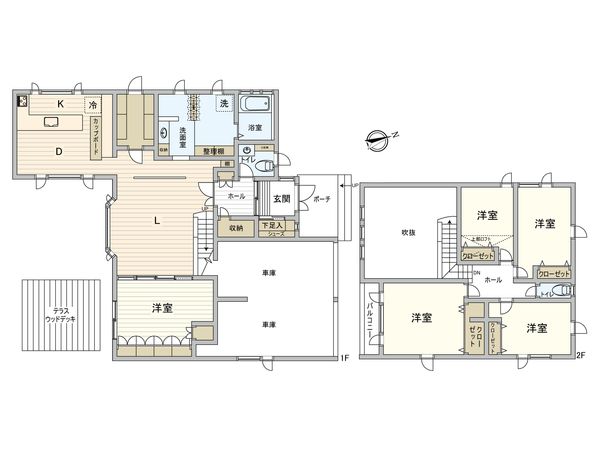 平岡公園東7丁目 戸建 間取図(平面図) 平岡公園東7丁目 戸建 間取図(平面図)
