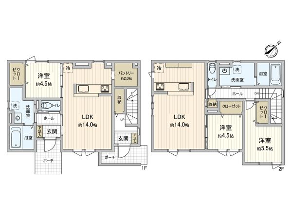 野幌末広町 戸建 間取図(平面図)
