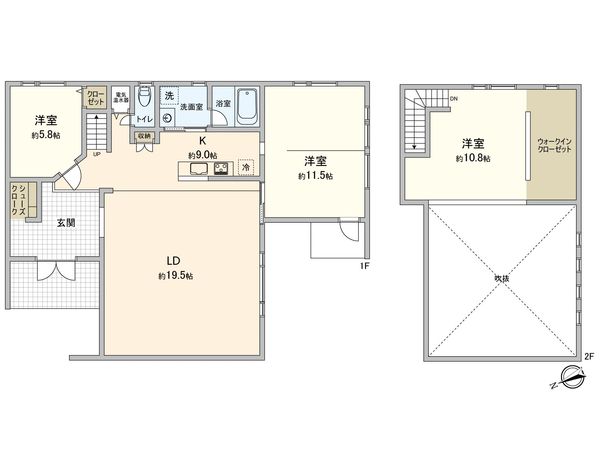みどり台南3丁目 戸建 間取図(平面図) みどり台南3丁目 戸建 間取図(平面図)