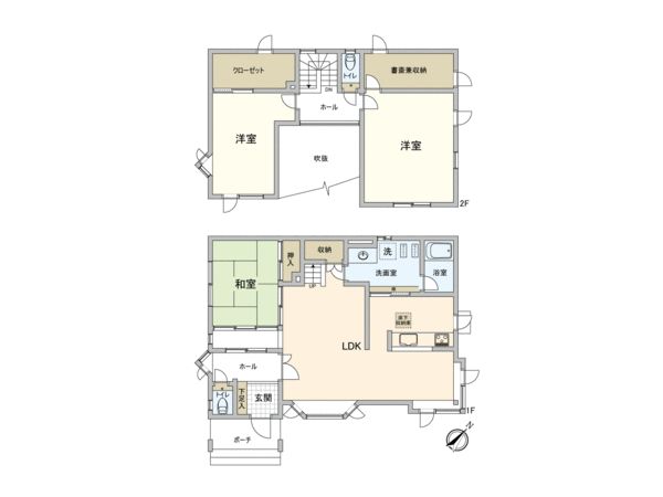 緑ケ丘 戸建 間取図(平面図) 緑ケ丘 戸建 間取図(平面図)