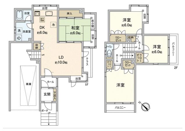 厚別東4条7丁目 戸建 間取図(平面図) 厚別東4条7丁目 戸建 間取図(平面図)