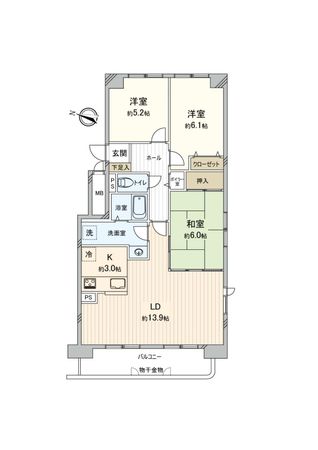グランコート新さっぽろ 間取図(平面図) グランコート新さっぽろ 間取図(平面図)