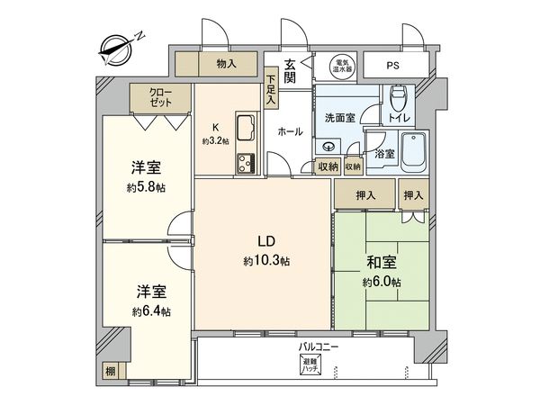ロジェ新さっぽろ 間取図(平面図) ロジェ新さっぽろ 間取図(平面図)