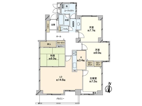 ロイヤルシャトー新さっぽろ 間取図(平面図) ロイヤルシャトー新さっぽろ 間取図(平面図)
