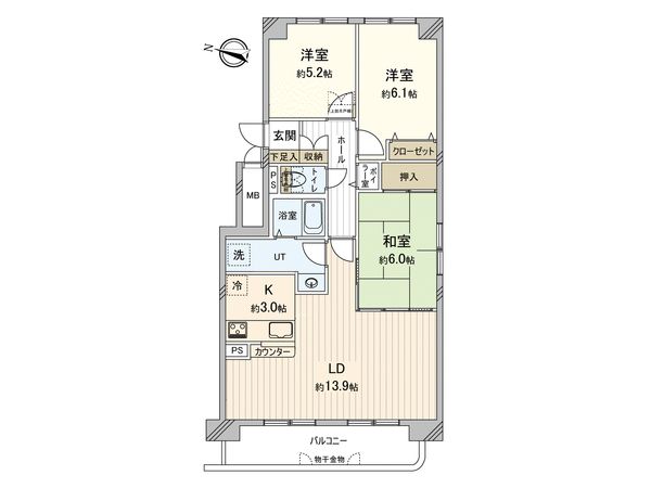 グランコート新さっぽろ 間取図(平面図) グランコート新さっぽろ 間取図(平面図)