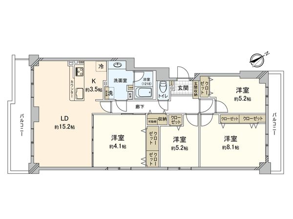 シティアベニュー ファーストコート 間取図(平面図)