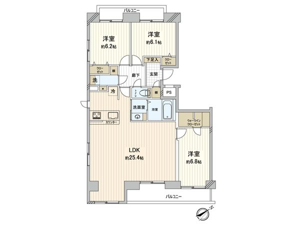サーム青葉 間取図(平面図) 間取図(平面図)