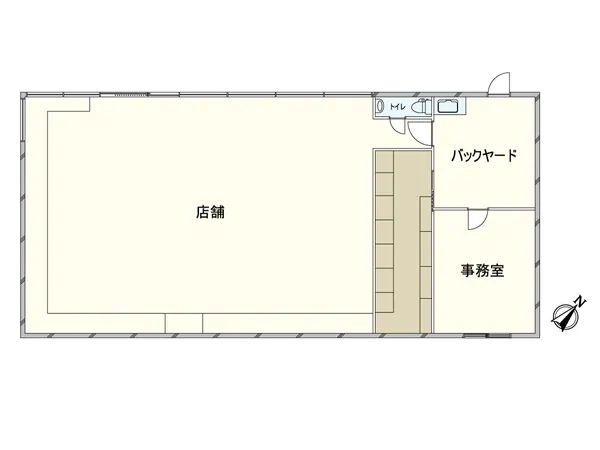 建物面積156.82平米の店舗物件です
