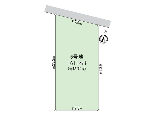 中村区城屋敷町3丁目 5号地 区画図 中村区城屋敷町3丁目 5号地 区画図