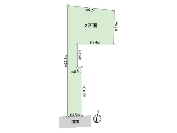 中村区松原町5丁目 土地 区画図 中村区松原町5丁目 土地 区画図