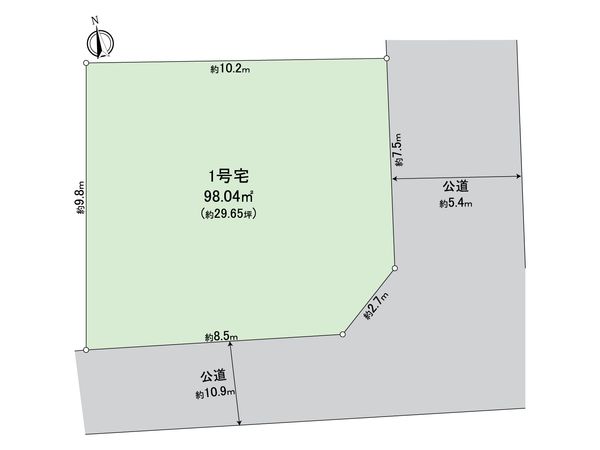 西区栄生2丁目 土地 区画図 西区栄生2丁目 土地 区画図