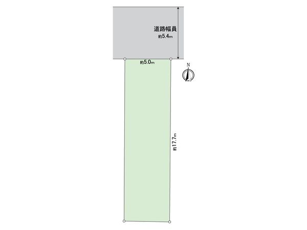 中村区靖国町3丁目 土地 区画図