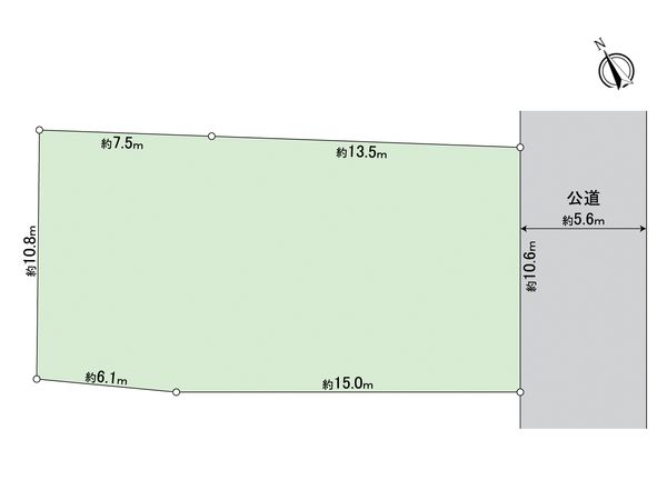 四日市市浜田町 土地 区画図 区画図