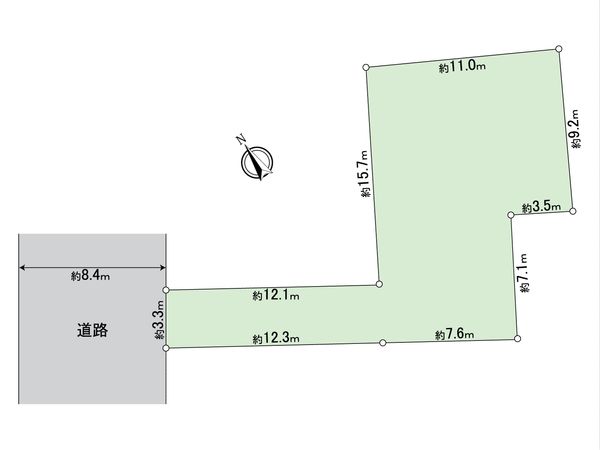 半田市栄町4丁目 土地 区画図 半田市栄町4丁目 土地 区画図