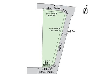 中村区中村町1丁目 土地 区画図