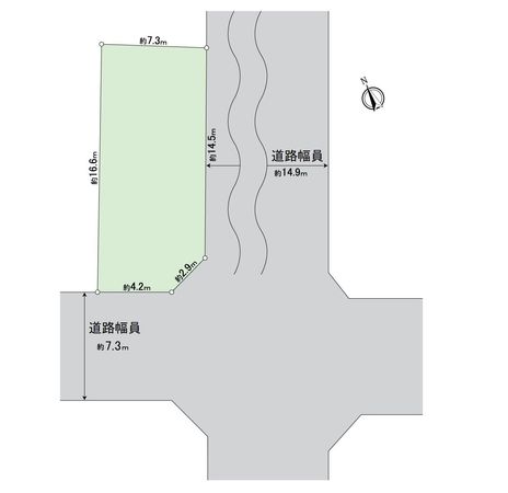 西区枇杷島4丁目 土地 区画図 西区枇杷島4丁目 土地 区画図