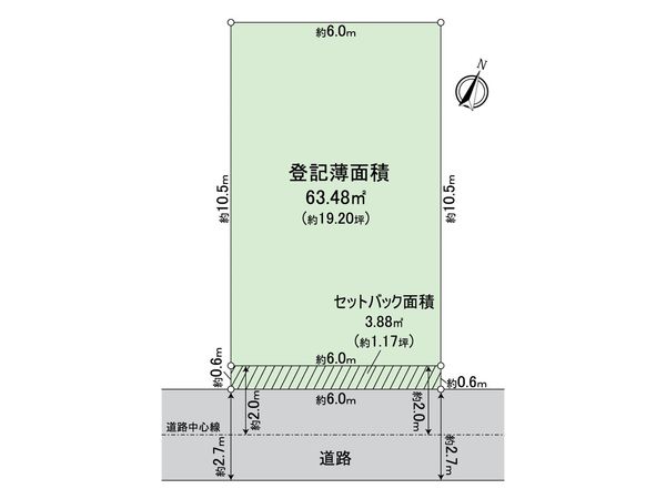 中村区中村町1丁目 土地 区画図