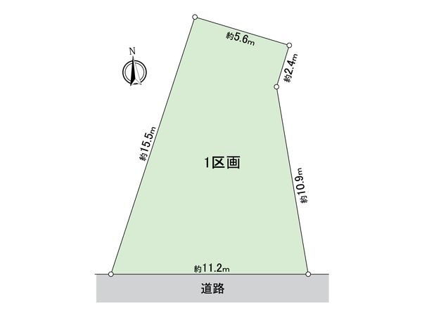 西区枇杷島3丁目 土地 区画図 区画図