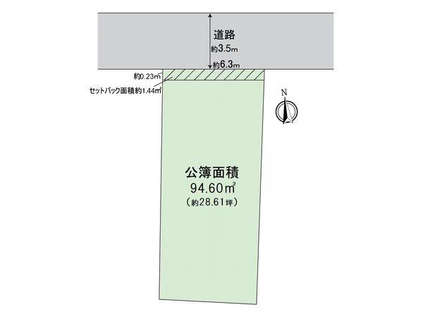 西区笠取町2丁目 土地 区画図 西区笠取町2丁目 土地 区画図