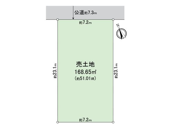 西区枇杷島4丁目 土地 区画図 西区枇杷島4丁目 土地 区画図