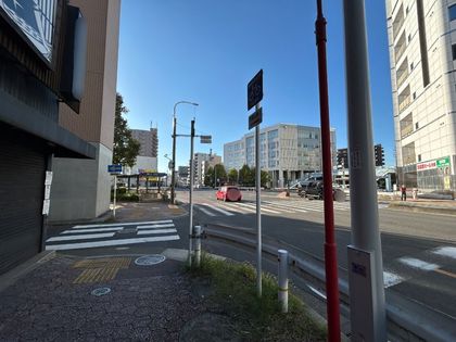 前面道路含む外観