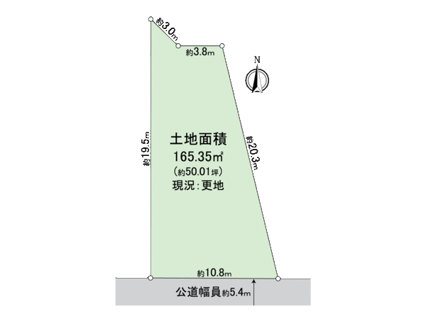 中村区亀島2丁目 土地 地形図