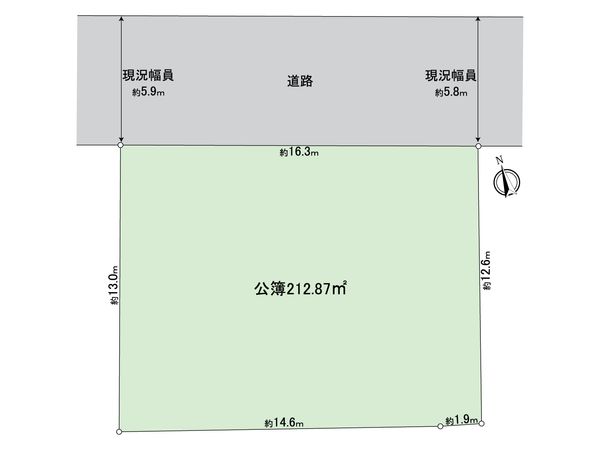 西区花の木1丁目 土地 区画図 西区花の木1丁目 土地 区画図