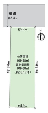 西区名西2丁目 区画図 西区名西2丁目 区画図