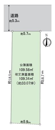 西区名西2丁目 区画図 西区名西2丁目 区画図