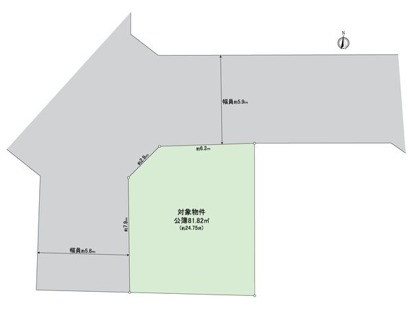 中村区荒輪井町2丁目 土地 区画図 中村区荒輪井町2丁目 土地 区画図