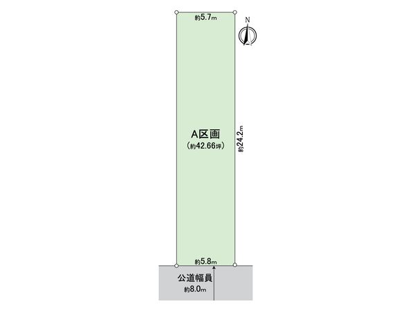 中村区岩上町 土地 区画図 中村区岩上町 土地 区画図
