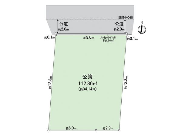 中村区北浦町 土地 区画図 中村区北浦町 土地 区画図