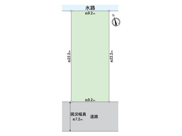 西区枇杷島5丁目 土地 区画図 西区枇杷島5丁目 土地 区画図