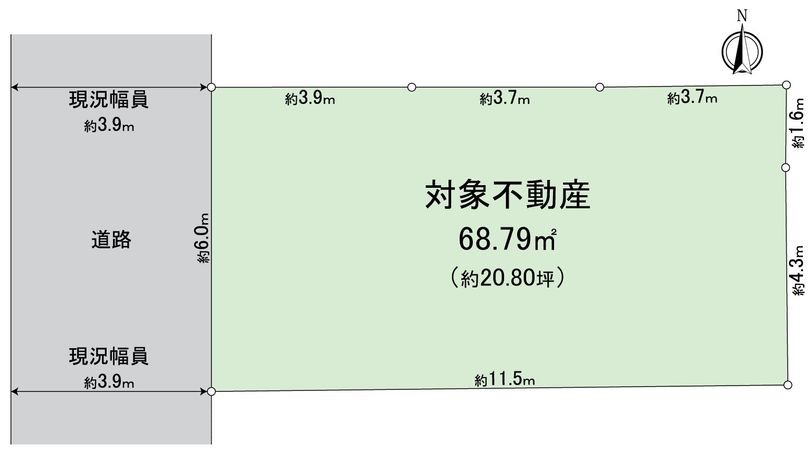 西区菊井1丁目 土地 区画図 西区菊井1丁目 土地 区画図